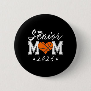 Badge Rond 5 Cm Mère senior 2026 Cl de 2026 Sketll Diplômée Mère 