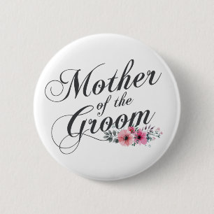 Badge Rond 5 Cm Mère simple du Mariage de la chambre Bouton de l