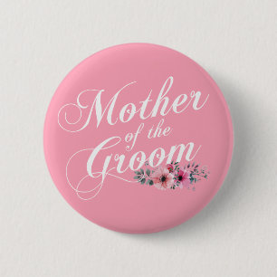 Badge Rond 5 Cm Mère simple du Mariage de la chambre  Bouton de l