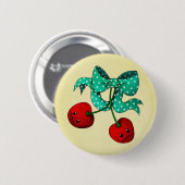 Badge Rond 5 Cm Merises (Devant & derrière)