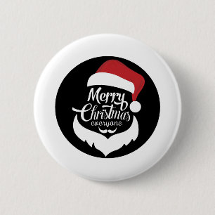 Badge Rond 5 Cm Merry Christmas