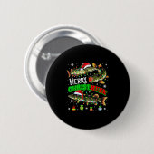 Badge Rond 5 Cm Merry Christmas Musky Three Santa Muskies Fisher F (Devant & derrière)