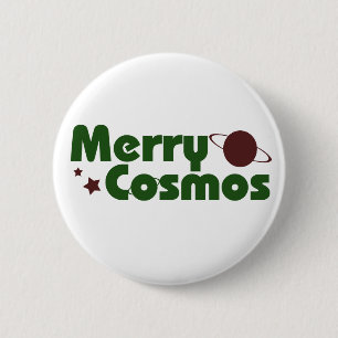 Badge Rond 5 Cm Merry Cosmos