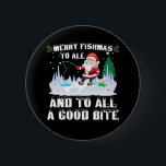 Badge Rond 5 Cm Merry Fishmas Funny Pêcheur de poisson Xmas<br><div class="desc">Merry Fishmas Funny Pêcheur de poisson Xmas</div>