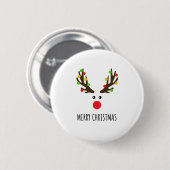 BADGE ROND 5 CM MERRY NOËL (Devant & derrière)