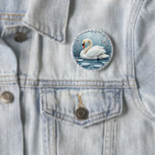 Badge Rond 5 Cm Merveille d'hiver (En situation)