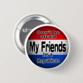 Badge Rond 5 Cm Mes amis (Devant & derrière)