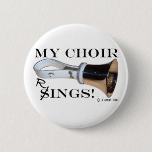 Badge Rond 5 Cm Mes anneaux de choeur