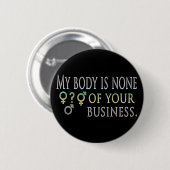 Badge Rond 5 Cm Mes boutons de corps (Devant & derrière)