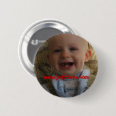 Badge Rond 5 Cm mes dents supérieures, www.joytroupe.com (Devant & derrière)