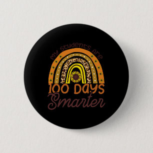 Badge Rond 5 Cm Mes Étudiants Sont 100 Jours Smarter Happy Enseign