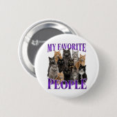 Badge Rond 5 Cm Mes Personnes Préférées (Devant & derrière)