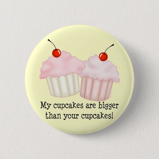 Badge Rond 5 Cm Mes petits gâteaux sont plus grands (Devant)