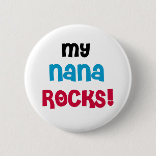 Badge Rond 5 Cm Mes roches de Nana