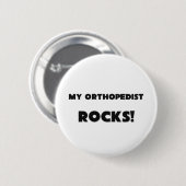 Badge Rond 5 Cm MES ROCHES d'orthopédiste ! (Devant & derrière)