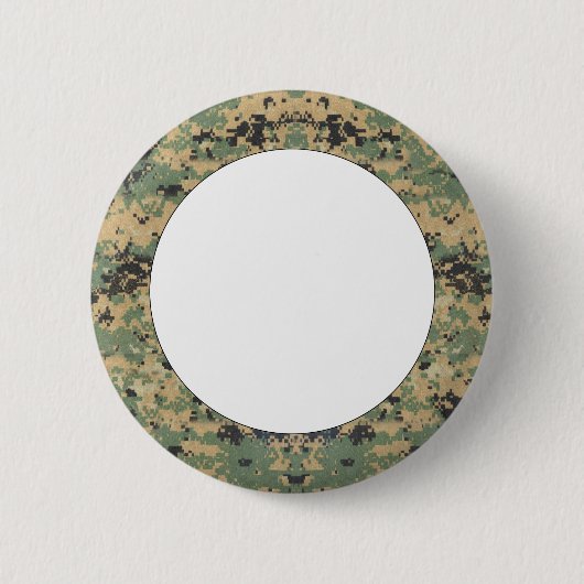 Badge Rond 5 Cm Message sur Camo (Devant)