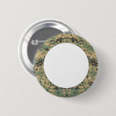 Badge Rond 5 Cm Message sur Camo (Devant & derrière)