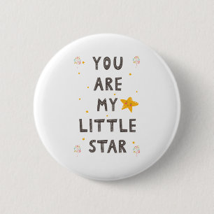 Badge Rond 5 Cm Messages de coeur pour parents et enfants