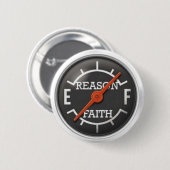 Badge Rond 5 Cm Mesure de logique (Devant & derrière)