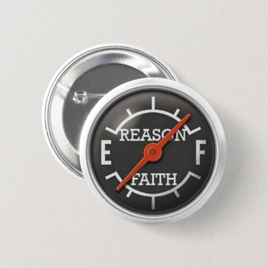 Badge Rond 5 Cm Mesure de logique (Devant & derrière)