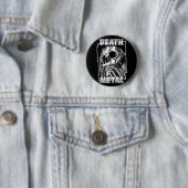 Badge Rond 5 Cm Métal de la mort (En situation)