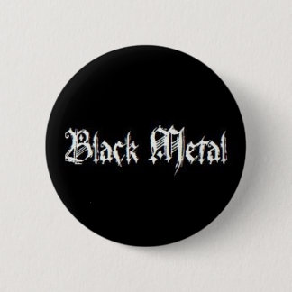 BADGE ROND 5 CM MÉTAL NOIR