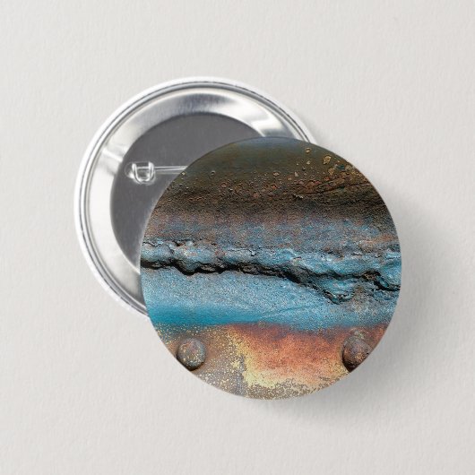 Badge Rond 5 Cm Métal oxydé (Devant & derrière)