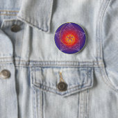 BADGE ROND 5 CM MÉTAMORPHOSE (En situation)