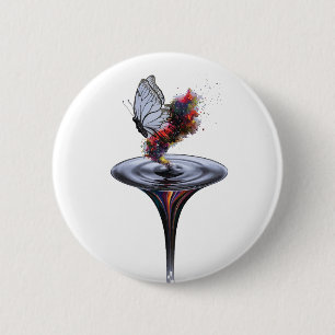 Badge Rond 5 Cm Métamorphose Inspiré de croissance personnelle Des
