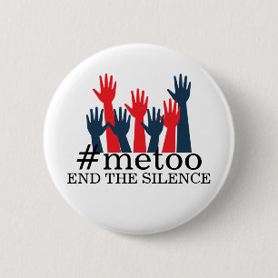 BADGE ROND 5 CM METOO METTRE FIN AU SILENCE WOMEN'S MARCH