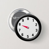 Badge Rond 5 Cm Mètre 8 (Devant & derrière)