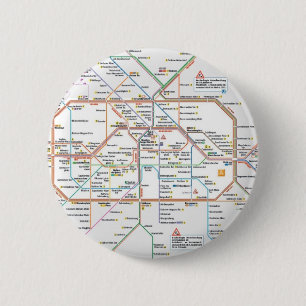 Badge Rond 5 Cm Métro de Berlin
