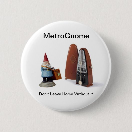 Badge Rond 5 Cm MetroGnome (bouton) (Devant)