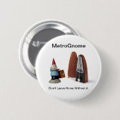Badge Rond 5 Cm MetroGnome (bouton) (Devant & derrière)