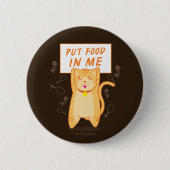 Badge Rond 5 Cm Mets De La Nourriture En Moi (Devant)