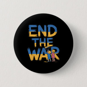Badge Rond 5 Cm Mettez Fin à La Guerre Graffiti Enfants Soutiennen