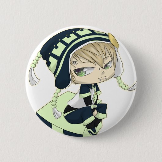 Badge Rond 5 Cm Meurtre dramatique : Pin de Noiz (Devant)