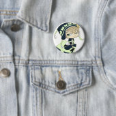 Badge Rond 5 Cm Meurtre dramatique : Pin de Noiz (En situation)