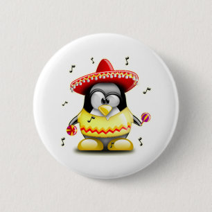 Badge Rond 5 Cm Mexicain Tux