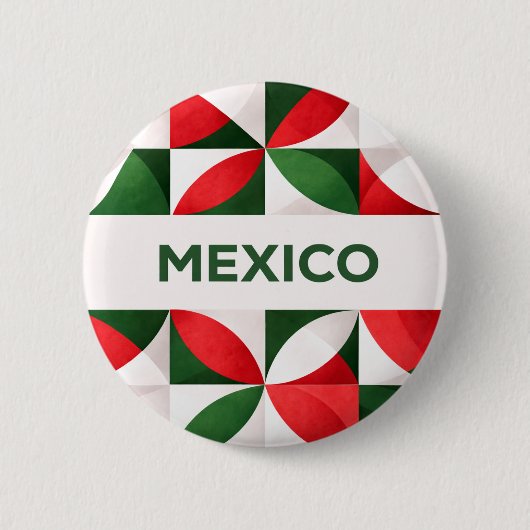 Badge Rond 5 Cm Mexique (Devant)