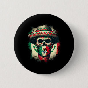 Badge Rond 5 Cm Mexique Mexique Cinco De Mayo Tijuana Pride Mexiqu
