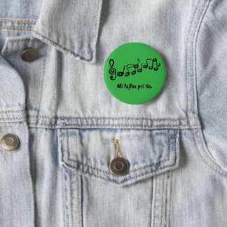 Badge Rond 5 Cm Mi fajfas pri tio.