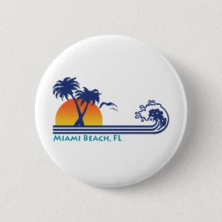 Badge Rond 5 Cm Miami Beach