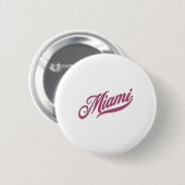 Badge Rond 5 Cm Miami Floride (Devant & derrière)