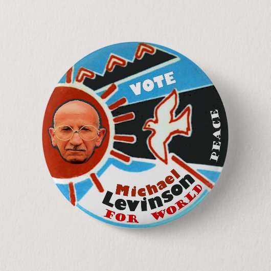 Badge Rond 5 Cm Michael Stephen Levinson pour le président 2012 (Devant)