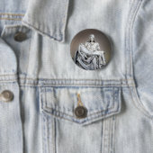 Badge Rond 5 Cm Michelangelo - La Pieta (En situation)