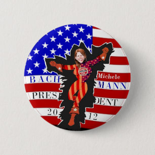 Badge Rond 5 Cm Michele Bachmann 2012