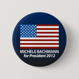 Badge Rond 5 Cm Michele Bachmann pour le président 2012