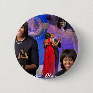 Badge Rond 5 Cm Michelle Obama