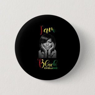 Badge Rond 5 Cm Michelle Obama Black Excellence Black History Mont